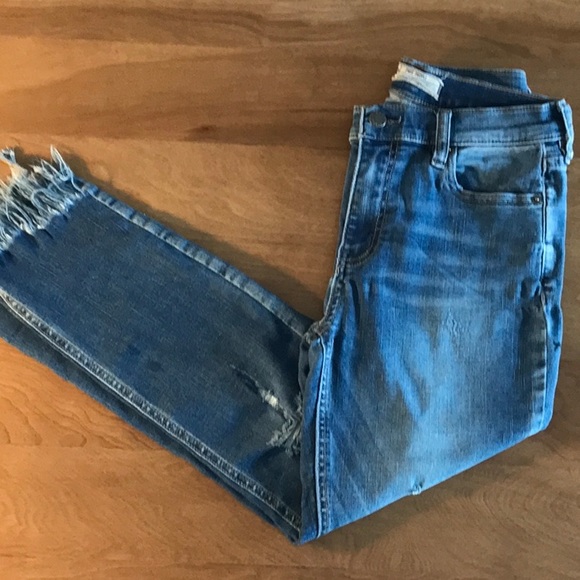 Free People Fringe Cuff Jeans - Picture 2 of 9